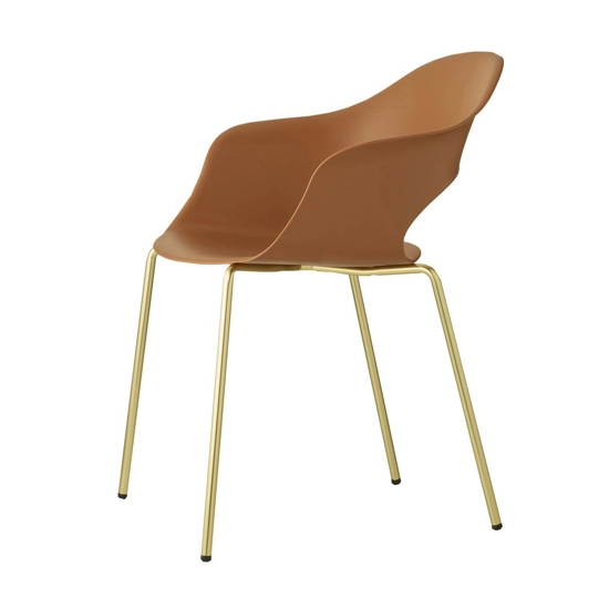 Lady B - Gambe Cromo - Ottone Satinato - Nikel Nero Lucido Sedie in plastica di design Scab 5